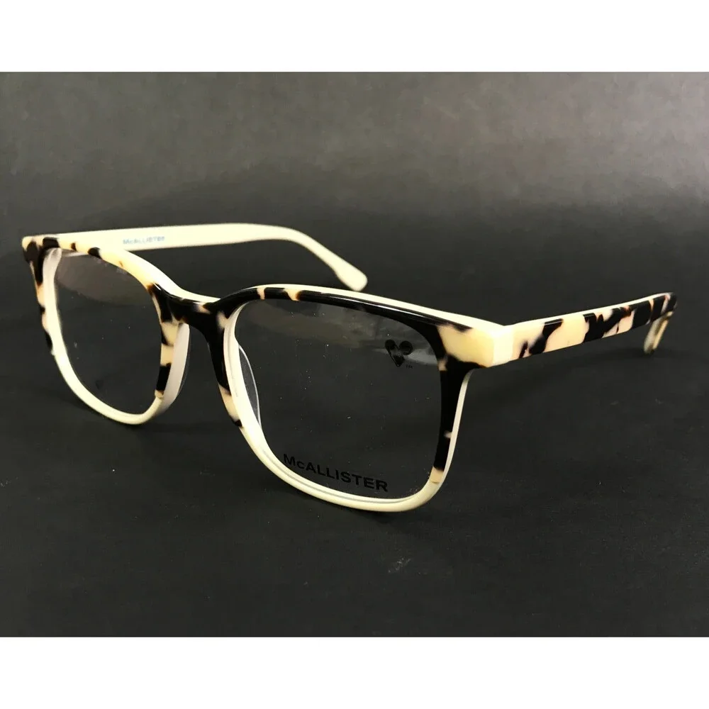 McAllister Eyeglasses Frames MC4522 160 IVORY TORTOISE Square Full Rim 52-18-140 - Picture 4 of 11